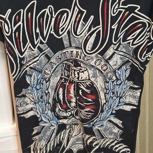 Black Graphic Men's Shirt